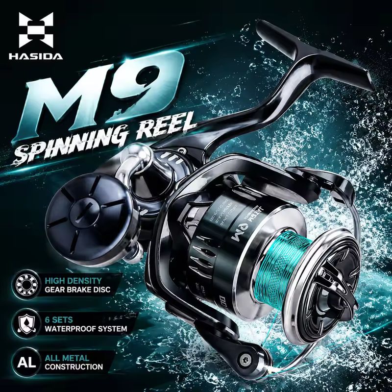 HASIDA M9 Mulinello da Spinnin - Trolling Reel recensione e prezzo