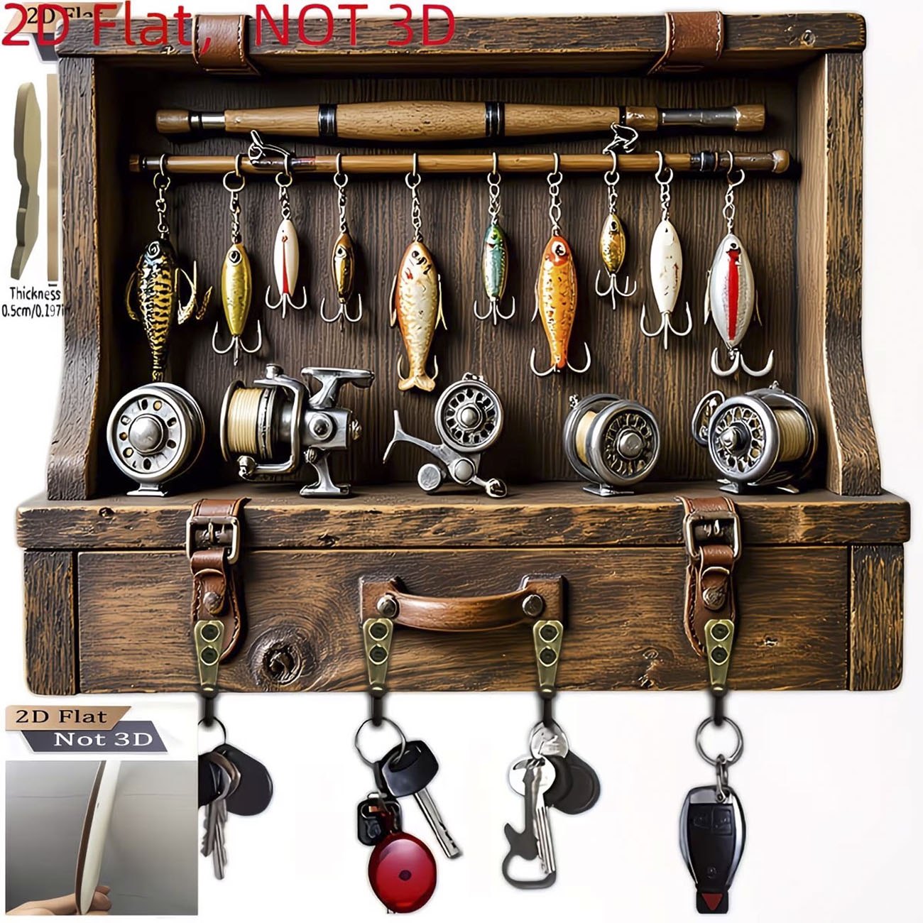 Portachiavi Vintage a Forma di - Fly Reel recensione e prezzo